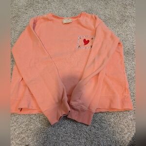 Sezane Love Sweatshirt - Sézane X Pangea Multicoloured Pink - Size S